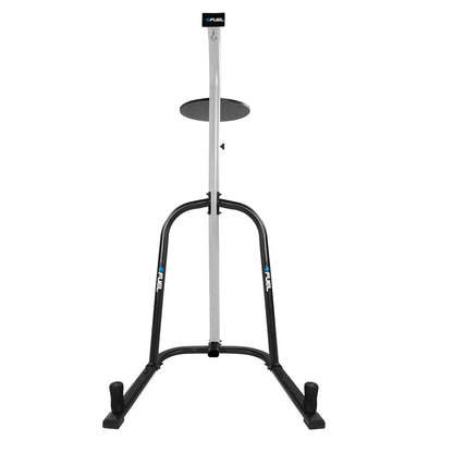 Fuel Pureformance Heavy Bag Stand with Speed Punching Bag Platform, White